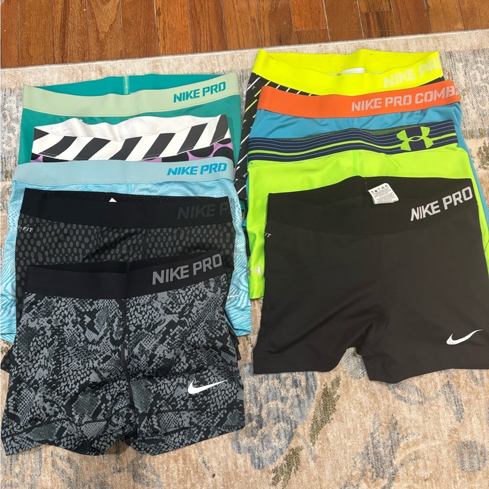 Nike Pro Athletic Shorts Set